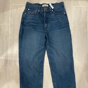 BRAND NEW! Never worn before “The Perfect Vintage Straight Jean” Madewell jeans